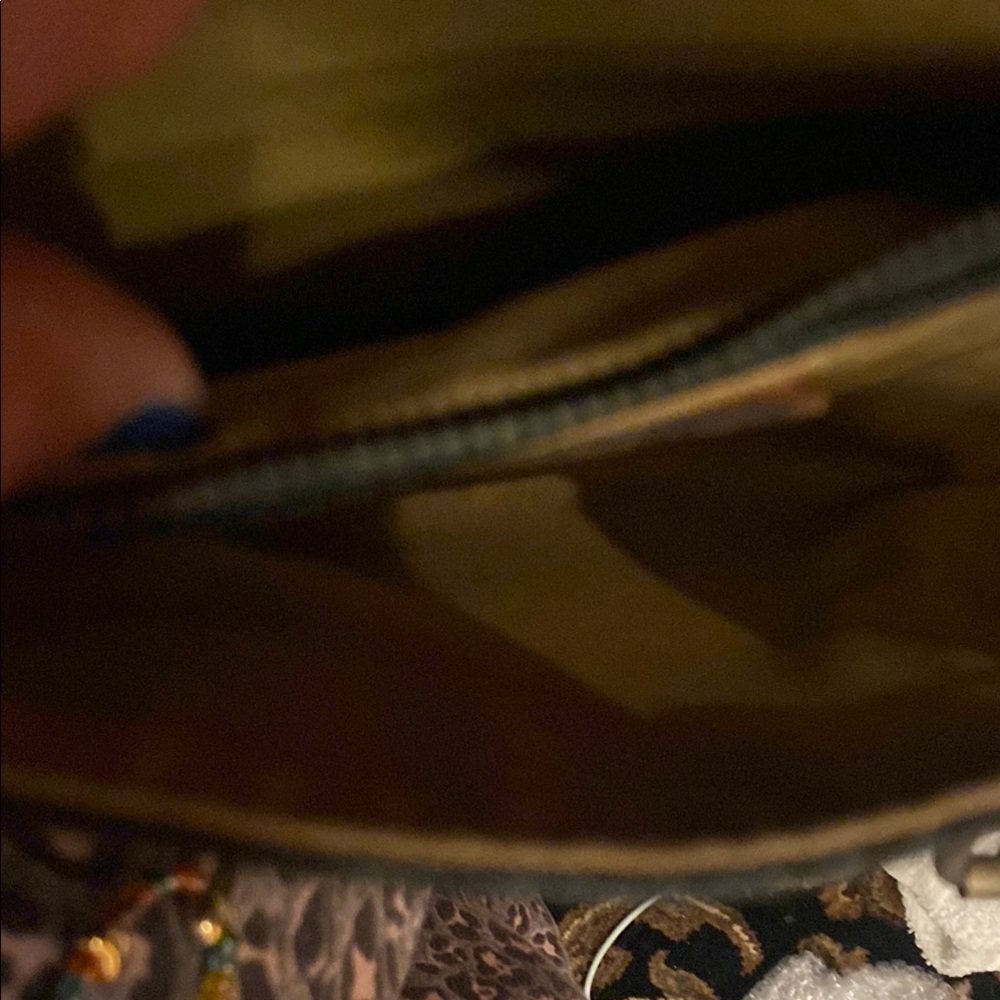 Ralph Lauren Green and Brown Messenger Bag with Leather Straps - Picture 4 of 12